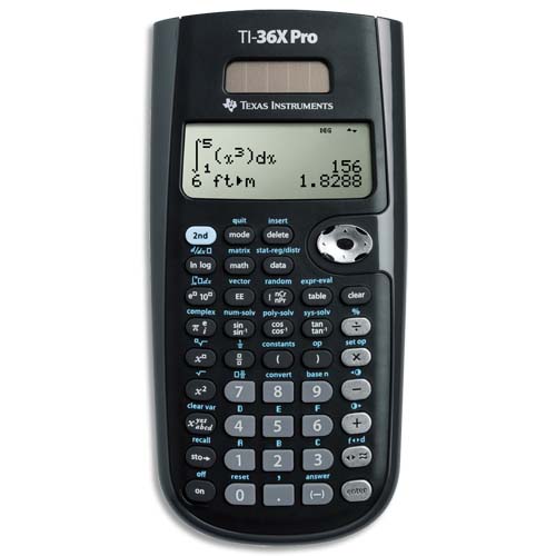 TEXAS INSTRUMENTS Calculatrices scientifiques et financires TI36XPRO