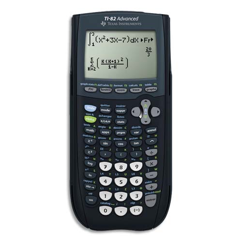 TEXAS INSTRUMENTS Calculatrices scientifiques et financires TI82ADVANCED
